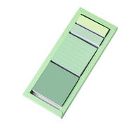Grade Identity Stick Note Pad Panes with White Paper and Multiple Size Divisions for Document Book Marking Grade Gluey Record Box Set