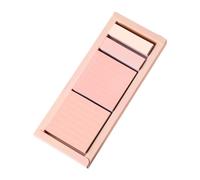 Grade Identity Stick Note Pad Panes with White Paper and Multiple Size Divisions for Document Book Marking Multicolor Reminder