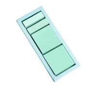 Grade Identity Stick Note Pad Panes with White Paper and Multiple Size Divisions for Document Book Marking Transportable Gluey Record for Students