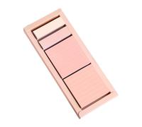 Grade Identity Stick Note Pad Panes with White Paper and Multiple Size Divisions for Document Book Marking Gluey Record with Case