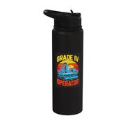 Grade IV Operator Water Treatment Plant Career Stainless Steel Insulated Water Bottle