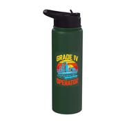 Grade IV Operator Water Treatment Plant Career Stainless Steel Insulated Water Bottle