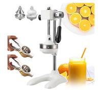 Grade Manual Hand Press, Manual Juicer Hand Press, Hand Press Citrus Juicer Extractor, Easy Juice Extraction For Commercial Use(White)