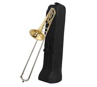 Grade Tuned Bass Trombone Bb F D Tone Lacquer Gold Brass Instruments With Canvas Organizer Boxes