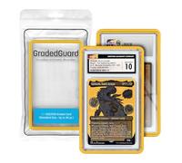 Graded Card Case for Standard CGC Slab Case | Multiple Colors | Soft Touch Matte Finish | Stackable | Made to Fit CGC | Solid TPU and PC Design. (Yellow)