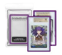 Graded Card Guard Case for Standard BGS Slab Case | Multiple Colors | Soft Touch Matte Finish | Stackable | Made to Fit BGS | Two Piece TPU and PC Design (Purple)