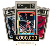 Graded Gem Near Mint 8 Mystery Football Card | GMA Graded Football Card | Contains One Graded Vintage, Rookie, Legend or Current Star