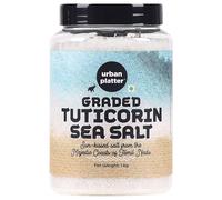 Graded Tuticorin Sea Salt CrystShaker Jar , 1 KG (35.27 OZ) [All Natural Premium Quality Finishing Salt]