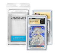GradedGuard CGC Card Slab Protector Case, Standard CGC Size, Impact Resistant TPU Holder, Drop & Scratch Proof Frame for Graded Sports TCG Collectible Trading Cards. (White)