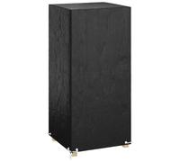 Graden Chair Cover 8 Eyelets 75x70x140 cm Polyethylene Berkfield Home Black One Size