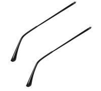 GRADENEVE 1 Pair Black Single Tooth Eyeglass Temple Replacement Arms, Universal Glasses Repair Accessory for Spectacles Frame Legs, Eyewear Ear Grip Suitable for Glasses Maintenance