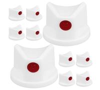 GRADENEVE 10 Pcs White Aerosol Spray Can Nozzles for Paint Waterproof Spray Caps Button for Graffiti and Touch-up for Craft and Art Supplies