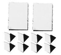 GRADENEVE 100pcs Self-Adhesive Nylon Hook and Loop Tapes for Carpets and Wires, Wear-Resistant Double-Sided Sticky Straps for Sofa, Tablecloths, Rugs, and Home Organisation