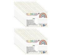 GRADENEVE 100pcs Teacher Mail Cards Positive Reinforcement Behavior Notes on Coated Paper for Classroom and Home Use Motivational Cards for Students and Teachers