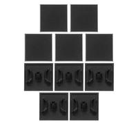 GRADENEVE 10pcs Aluminum End Caps for Printer Extruded Profile Covers Protective Slot Plugs for Printer Accessories Replacement Extrusion Parts for Debris Sealing and Maintenance