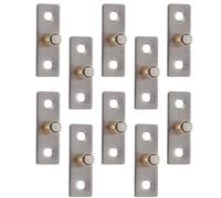 GRADENEVE 10pcs Barn Door Replacement Hardware Sliding Door Floor Guide Copper Iron Quick Assembly Enhanced Stability 8mm Shaft Diameter