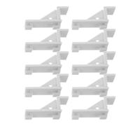 GRADENEVE 10pcs Plastic Freezer Door Latch Replacement for Refrigerator Closure Energy Efficient Cooler Shelf Brace Hook Compatible with Various Freezer Models