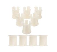 GRADENEVE 10pcs Swivel Caster Stem Sleeves Small Wheel Sockets 0.79x0.63x0.63in Plastic Resistant to Loosening Not Easy to Deform Office Chair Feet Mounting for Stem Caster