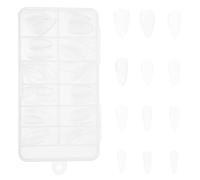 GRADENEVE 120pcs Fingernail Tips Press on Nails Abs Plastic Not Easy to Fall off Lasts Longer for Women Nail Art Beginners Manicure