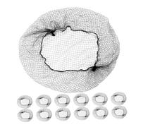 GRADENEVE 120pcs Invisible Knit Hairnets Ballet Bun Hair Net Inbisible Hair Nets Nylon Hairnet Black