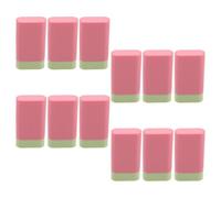 GRADENEVE 12pcs Blush Stick Refillable Tubes Plastic 20g Portable Size High Durability Refillable Travel Cosmetic Bottles for Beach Holidays