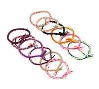 GRADENEVE 12pcs Elastic Hair Ties for Women and No Dents Stretchy Boutique Ponytail Bands Made of Elastic Band Suitable for Running and Ball Games Random Color