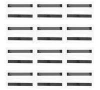 GRADENEVE 12pcs Magnetic Label Holder with Silicone and Magnet Material, C-Channel Design for Warehouse and Storage Systems, Featuring Magnetic Design and Label Update Capability