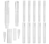 GRADENEVE 12pcs Nail Oil Pen Refillable Containers 3ml and 5ml Capacity Portable Pp Material Mini Cuticle Oil Bottles with Smooth Interior for Nail Art and Personal Care
