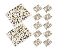 GRADENEVE 12pcs Skin-safe Temporary Leopard Tattoos with Water Transfer Technology, Trendy Leopard Print Decals on Transfer Paper, for Halloween and Costume Parties, Stylish Look for Women