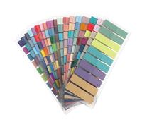 GRADENEVE 18 Sets Writable Repositionable Sticky Tabs Small Page Markers for Books Notebooks Compact Adhesive Index Tabs for Filing Organizing Notes Classroom Office Use