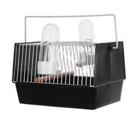 GRADENEVE 1pc Portable Handheld Parrot Cage for Small Birds Travel Budgie Carry Cage with Handle for Cockatiel and Bird Transport