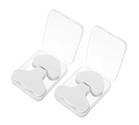 GRADENEVE 2 Boxes Facial Cleansing Cotton Pads for Chin and T Zone White Soft Cotton Nose Pore Strips with Precise Fit and Boosts Product Absorption for Effective Blackhead Removal