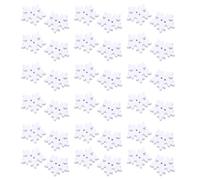 GRADENEVE 200pcs White Wood Snowflake Buttons for DIY Craft and Redesign Clothes and Bags, Smooth Lightweight Fasteners Delicate Shape Suitable and Adults