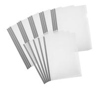 GRADENEVE 20pcs A4 Files Sliding Bar Plastic Folder with Rod Clamps for Project Management Documents and Receipts, Organise and Store Papers Efficiently in Project Management Scenario
