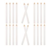 GRADENEVE 20pcs Manicure Wax Dotting Pen Nail Art Supply Lightweight Reusable White Wood DIY Manicure Art Tool for Nail