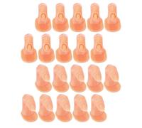 GRADENEVE 20pcs Nail Art Finger Models Set with 10 Artificial Fingers with Nails and 10 without Acrylic Gel Practice Manicure Training Prop