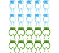 GRADENEVE 20pcs Nose Bleed Plug Lung Breathing Training Clips Made of Sturdy Pom and Eva Materials, Practical and Fits Nose Perfectly for Convenient Nasal Stop Clip Use