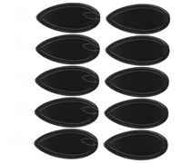 GRADENEVE 20pcs Oval Black Needle Threaders for Hand and Machine Sewing Compact Lightweight Threading Tools for Beading Needles Embroidery and DIY Sewing Accessories