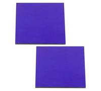 GRADENEVE 2pcs Blue Cobalt Glass Sheet Chemistry Experiment Tool Glass Flame Color Identification Easy Maintenance for Lab Classroom Use by Students