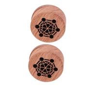 GRADENEVE 2pcs Essential Oil Car Diffuser Clips Aromatherapy Vent Clips for Vehicle and Home Air Freshening Creative Wood Design for Refreshing Air Quality