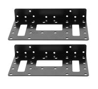 GRADENEVE 2pcs Hard Drive Rack for 2.5 and 3.5 Inch SSD HDD, Metal Multi Bay Mounting Bracket, Fits Most Computer Cases, Enhances Heat Dissipation, for Desktop PC Case Installation
