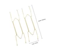 GRADENEVE 2pcs Invisible Wall Plate Hangers Spring Dish Holders Copper Alloy Hooks for Secure Decorative Plate Display No Drilling Required Home Decor