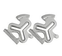 GRADENEVE 2pcs Plum Blossom Sewing Machine Edge Guide Ruler for DIY Patchwork Quilting Positioning Gauge Fabric Sewing Ruler Compatible Thick Material Craft Projects