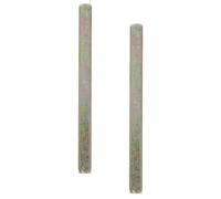 GRADENEVE 2pcs Replacement Square Drive Spindle Bar 75mm for Antique Style Door Handle Straight Iron Door Handle Spindle