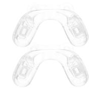 GRADENEVE 2pcs Specific Soft Silicone Pads for Eyeglasses U-Shaped One-Piece Design with Dual Screws Anti-Drop Non-Slip Glasses Accessories for Comfortable Fit for Active Wear