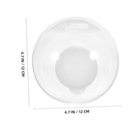 GRADENEVE 2PCS Spherical Glass Lampshades Light Fixture Covers Corrosion-Resistant Replacement Shades for Pendant Ceiling Lights Living Bedroom