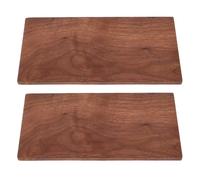 GRADENEVE 2pcs Walnut Hardwood Planks Wood Planks for Crafting Thickened Walnut Wood Burrfree Edges and Smooth Finish for Beginners Crafts and Highend Home Décor