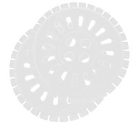 GRADENEVE 2pcs Washing Machine Spinner Cover White Abs Plastic Replacement Parts with Noise and Vibration Reduction for Automatic Washer Dryer Efficiency Enhancement