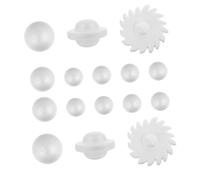GRADENEVE 3 Sets DIY Unfinished Solar System Kit for Foam Balls Craft with Planets Circles for Creative Painting Decorating and Educational Space Project