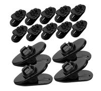 GRADENEVE 30Pcs Lapel Microphone Clips Replacement Small Mic Mount Clamps Lightweight Tie Clip for Microphone Fixing Suitable for Speeches Conferences Performances